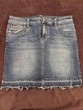WHBM Denim Jean Skirt - Blue Wash